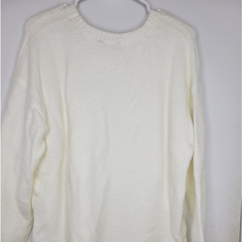 Express Ivory Oversized Sweater in Size Small